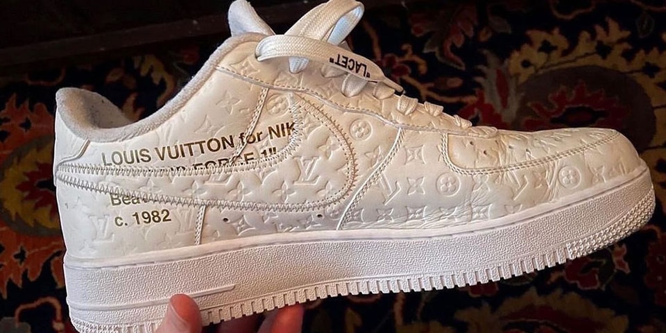 Recover Luminance Controversy Virgil Abloh's Louis Vuitton x Nike Air Force 1 | Hypebae