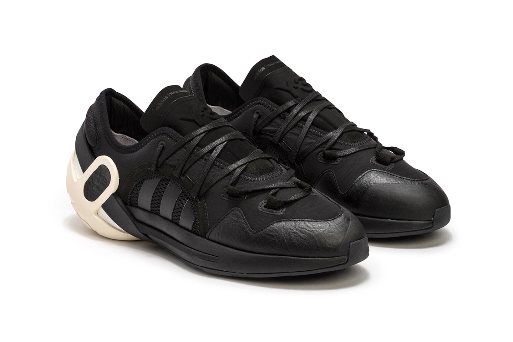 adidas Y-3 IDOSO BOOST Sneakers Footwear Shoes Black Cream Lateral