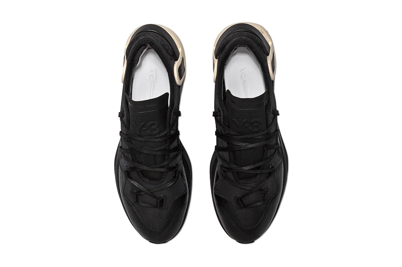 adidas Y-3 IDOSO BOOST Sneakers Footwear Shoes Black Cream Top Insole