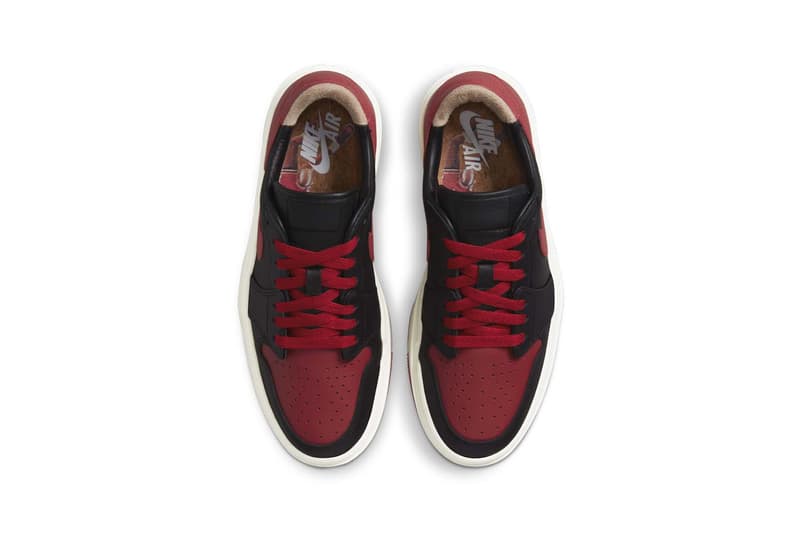 Nike Air Jordan 1 Low LV8D Elevated Platform Sneaker Bred Price Release Date Official Images Anklet