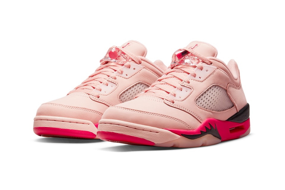 Air Jordan pink jordans womens 5 Low Women's "Arctic Pink" Release | HYPEBAE
