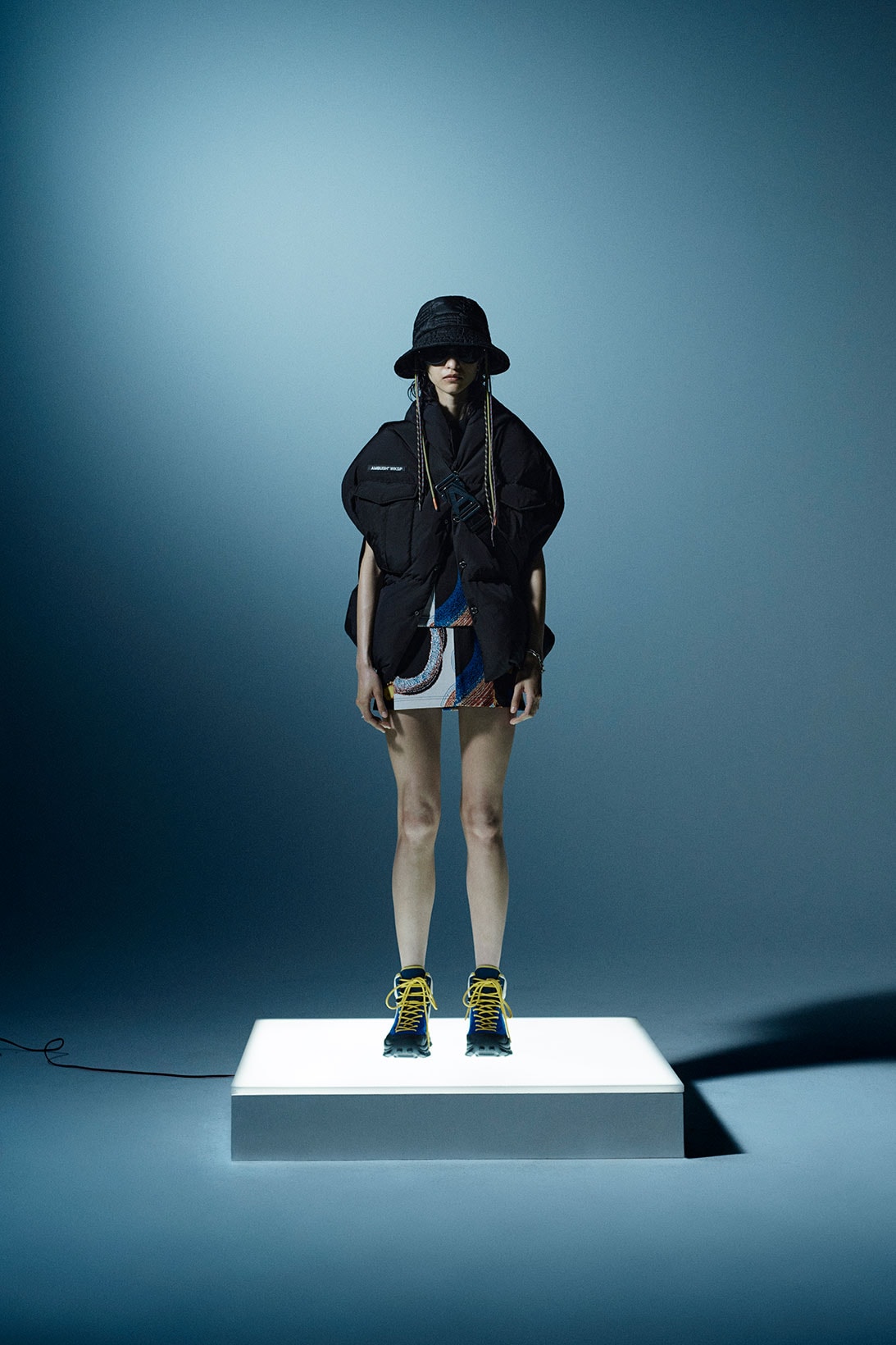 Yoon Ahn AMBUSH Fall Winter 2022 FW22 Collection Lookbook vest boots hat skirt