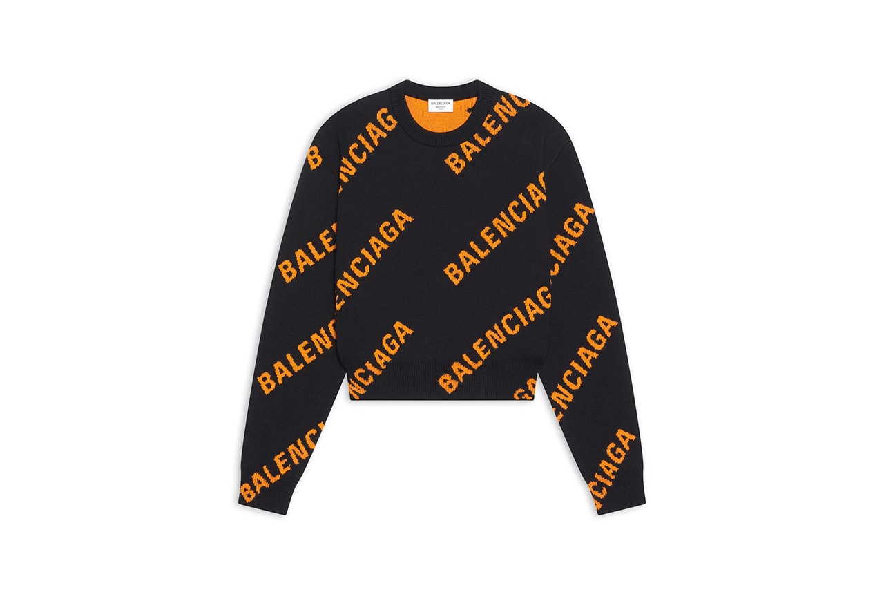balenciaga year of the tiger cropped sweater