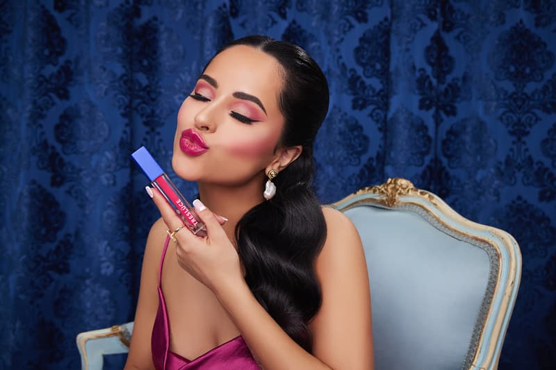 Becky G Tresluce Beauty Lip Tint Collection Makeup Bold y Atrevida Mesmerize Captivate Fearless Shocking Pink