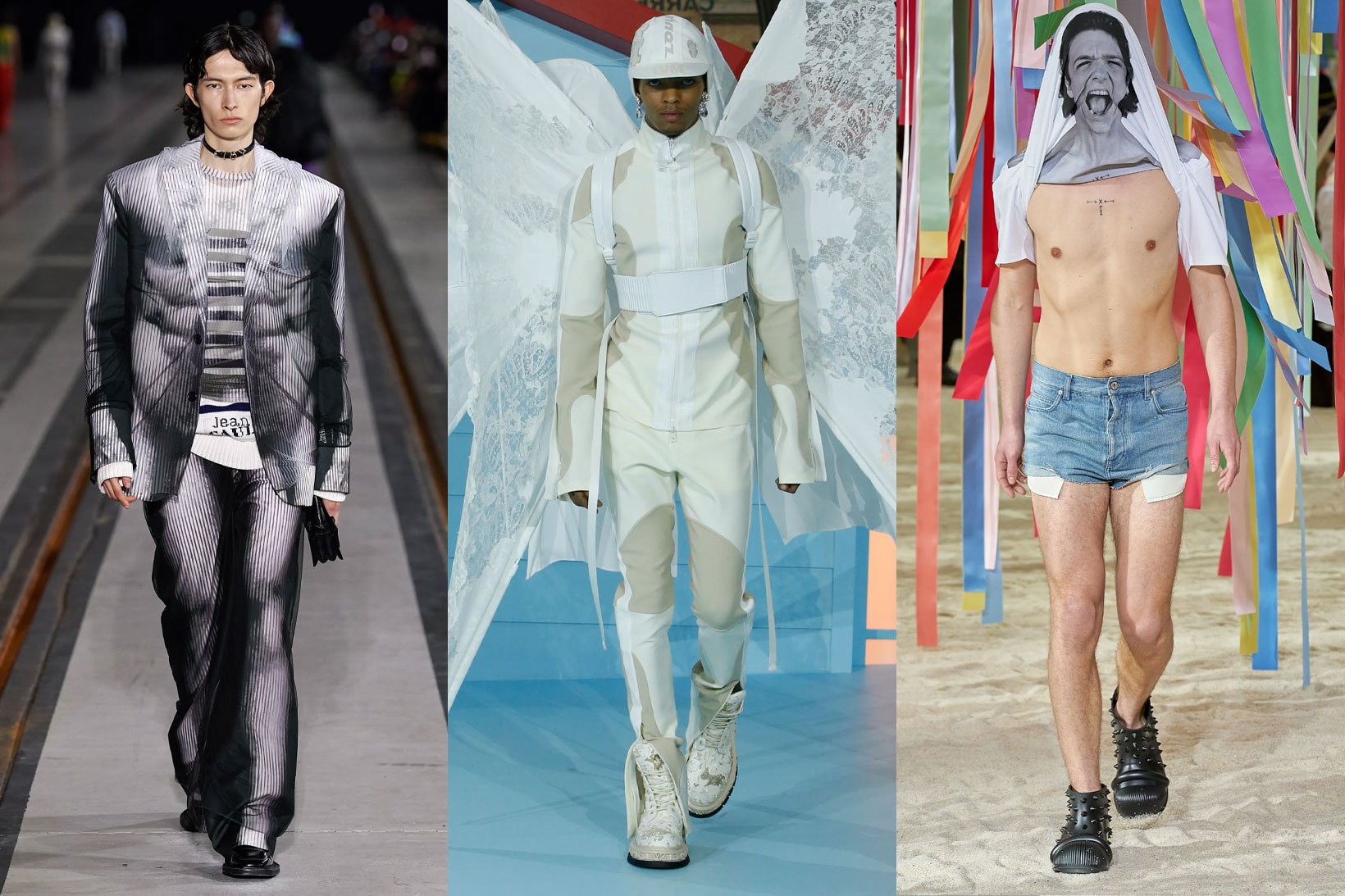 Fashion Drops on X: Louis Vuitton Baggy Denim Pants by Virgil