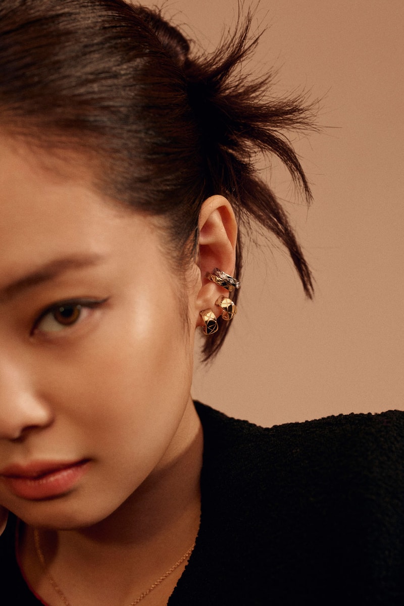 BLACKPINK Jennie Chanel Jewelry Coco Crush Campaign Earrings
