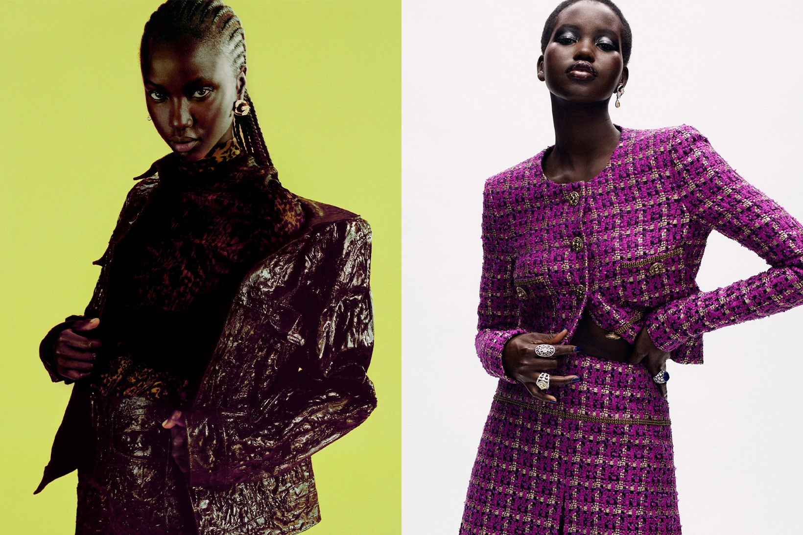 British Vogue February Cover Backlash African Black Models Darkened Skin Tone News