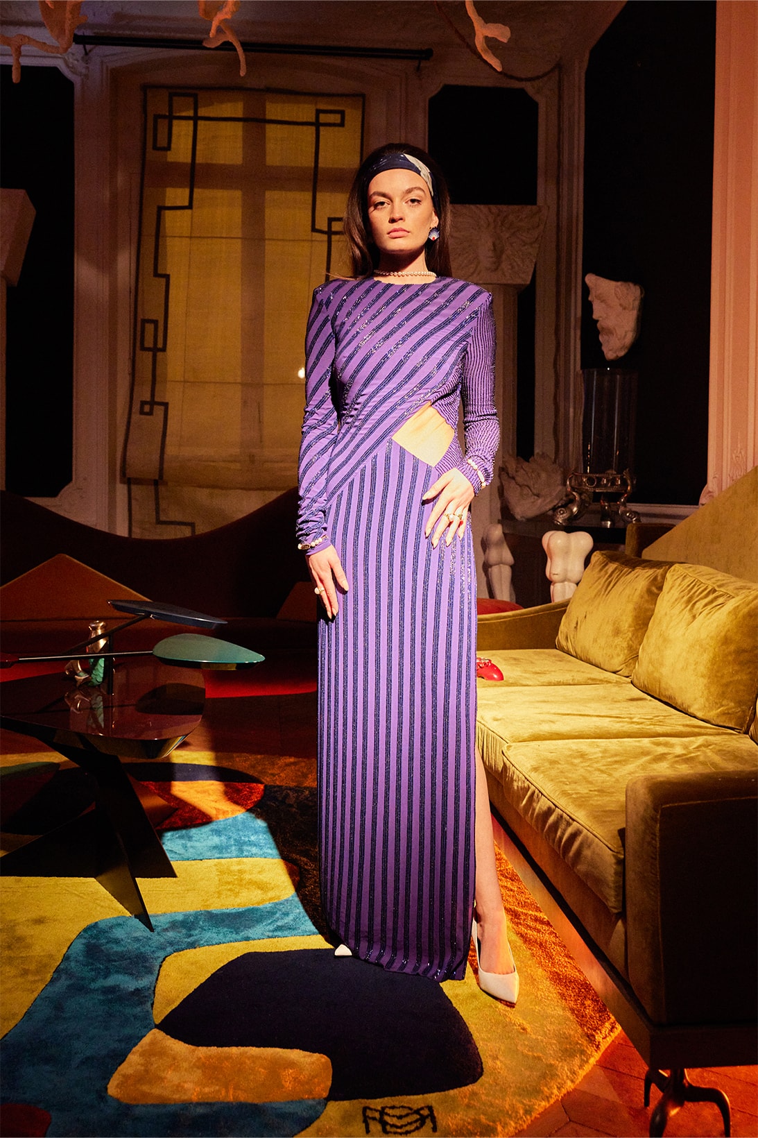 Casablanca AW22 Collection Outerwear Knitwear Dresses France Emma Mackey