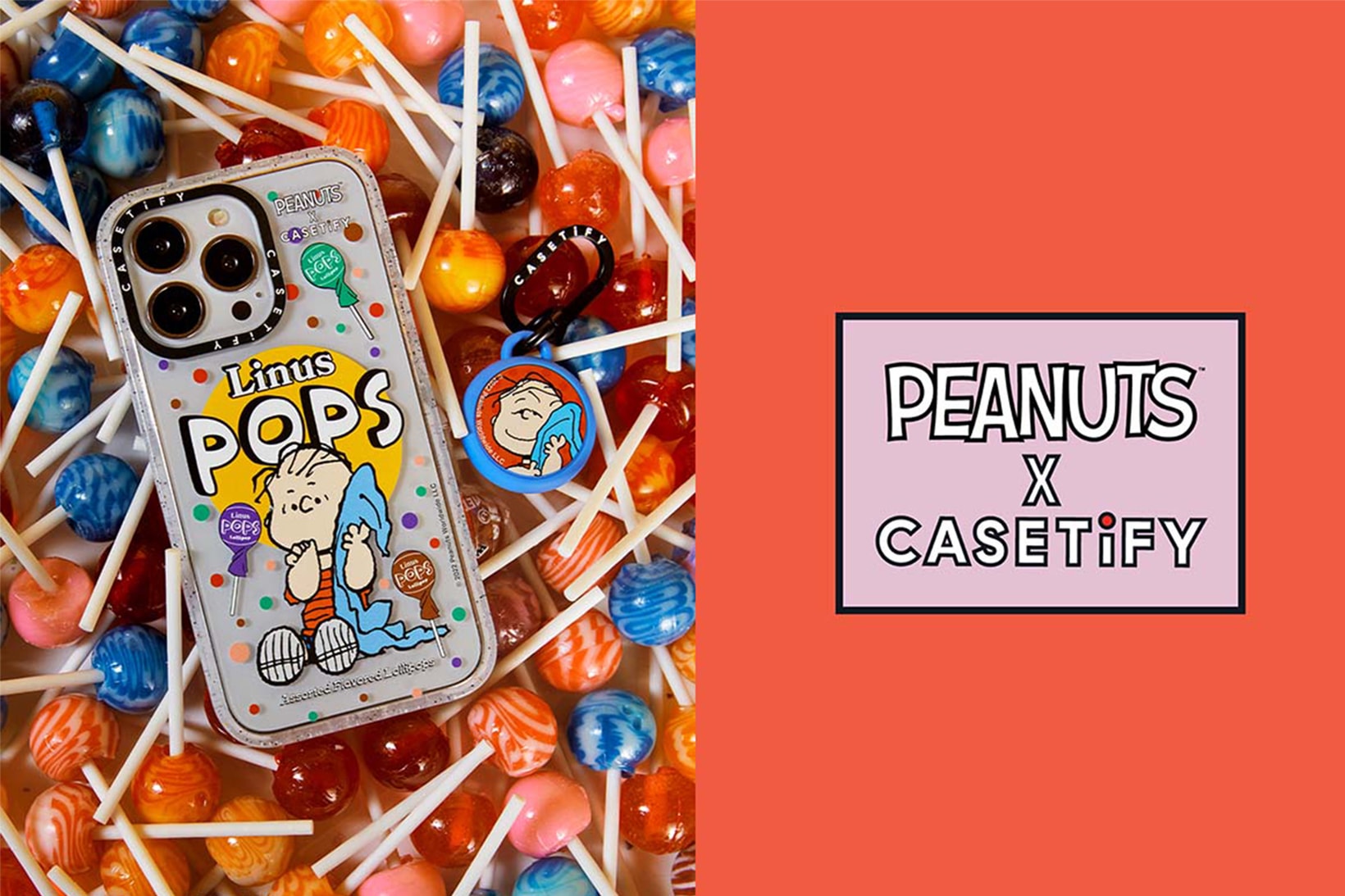 Casetify Peanuts Snoopy Collaboration Accessories Case Linus Pops