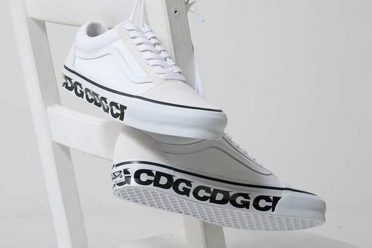 COMME des GARÇONS' CDG x Vans Unveil New White Old Skool