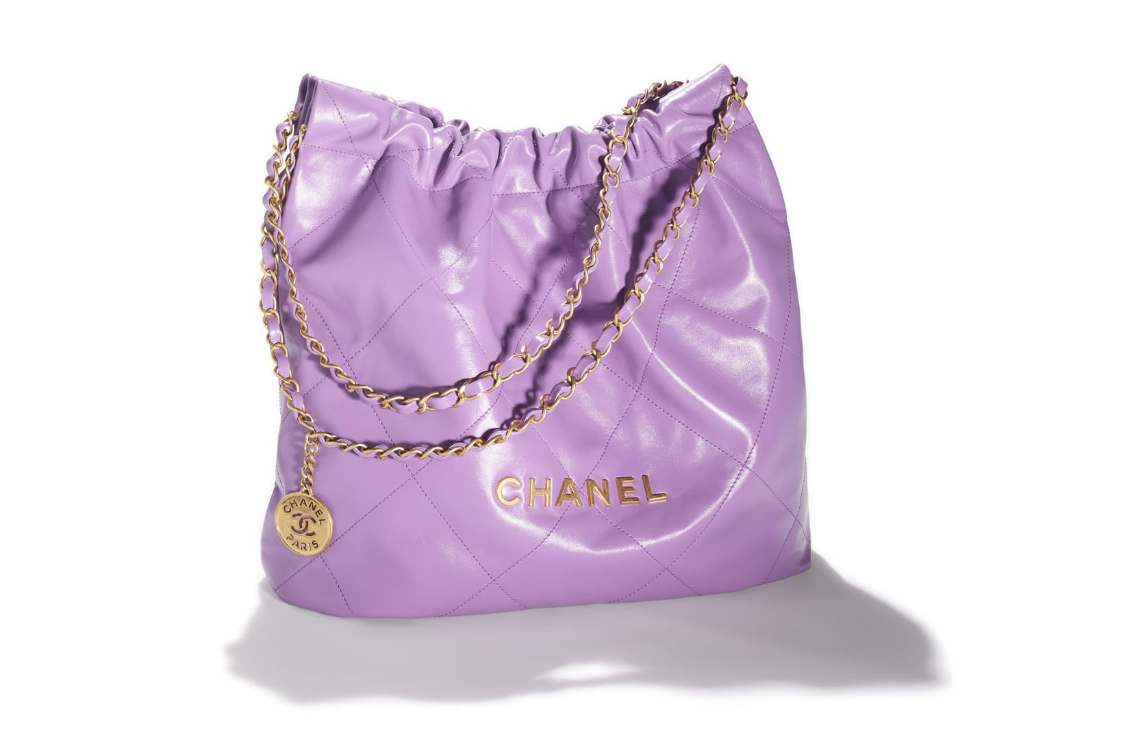 Chanel SS22 Handbag Purple Lilac