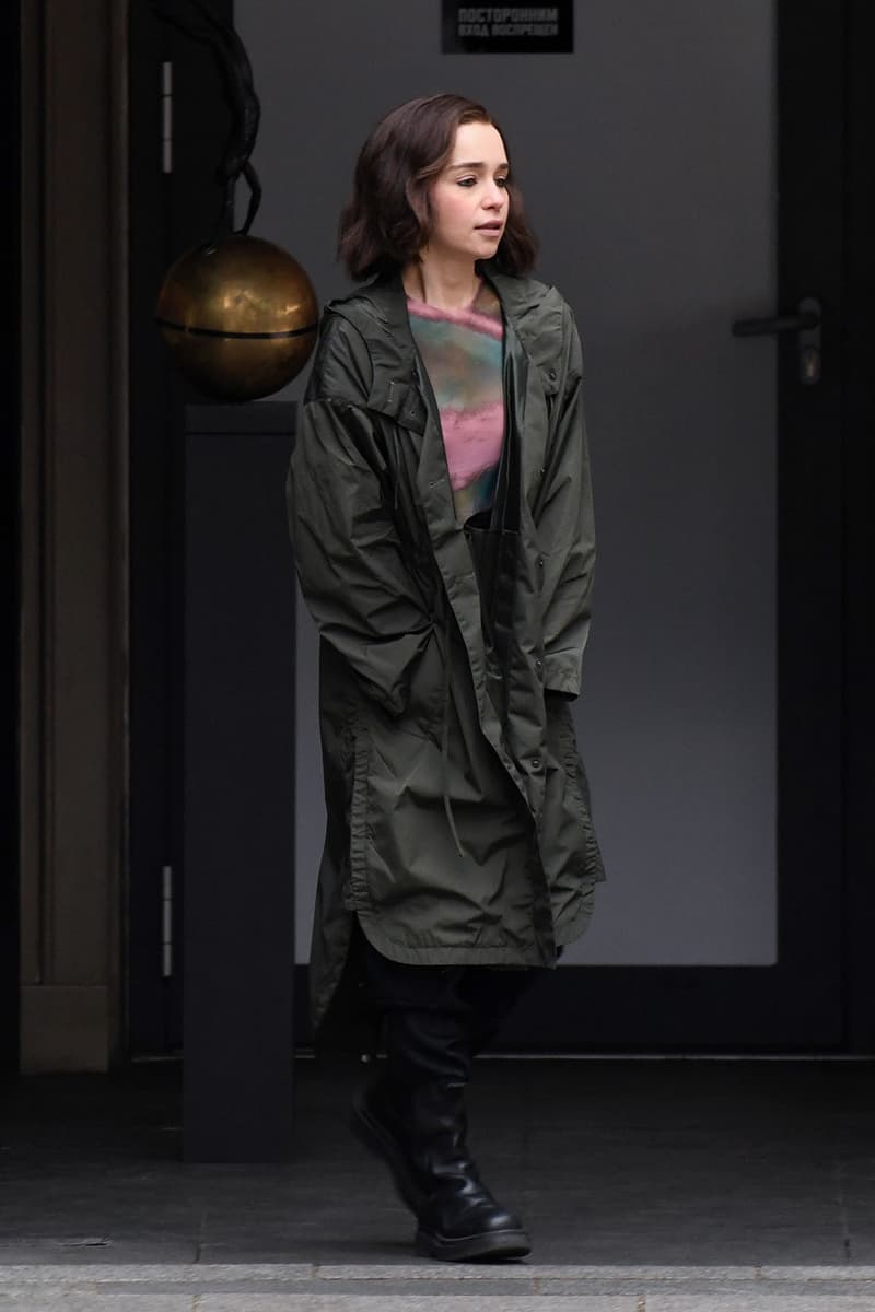 Emilia Clarke Marvel Studios Secret Invasion Movie On Set 