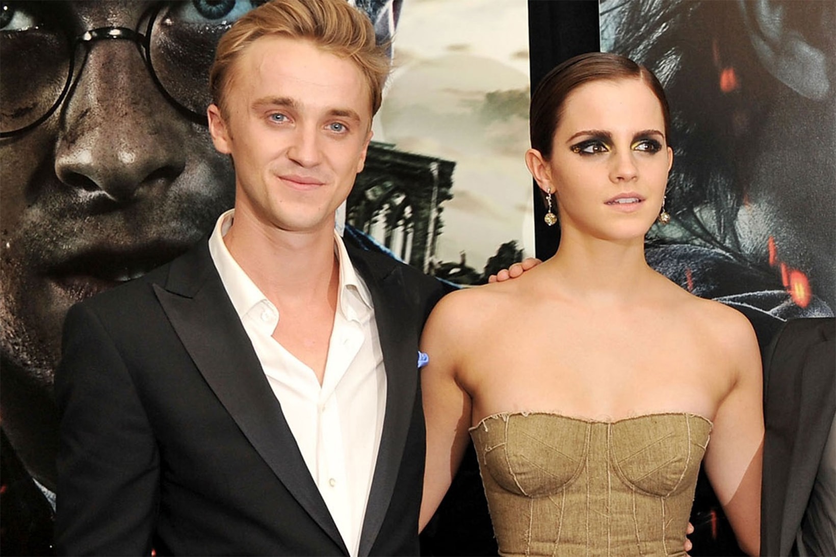 Emma Watson Crush Tom Felton Harry Potter 20th Anniversary Return Hogwarts 