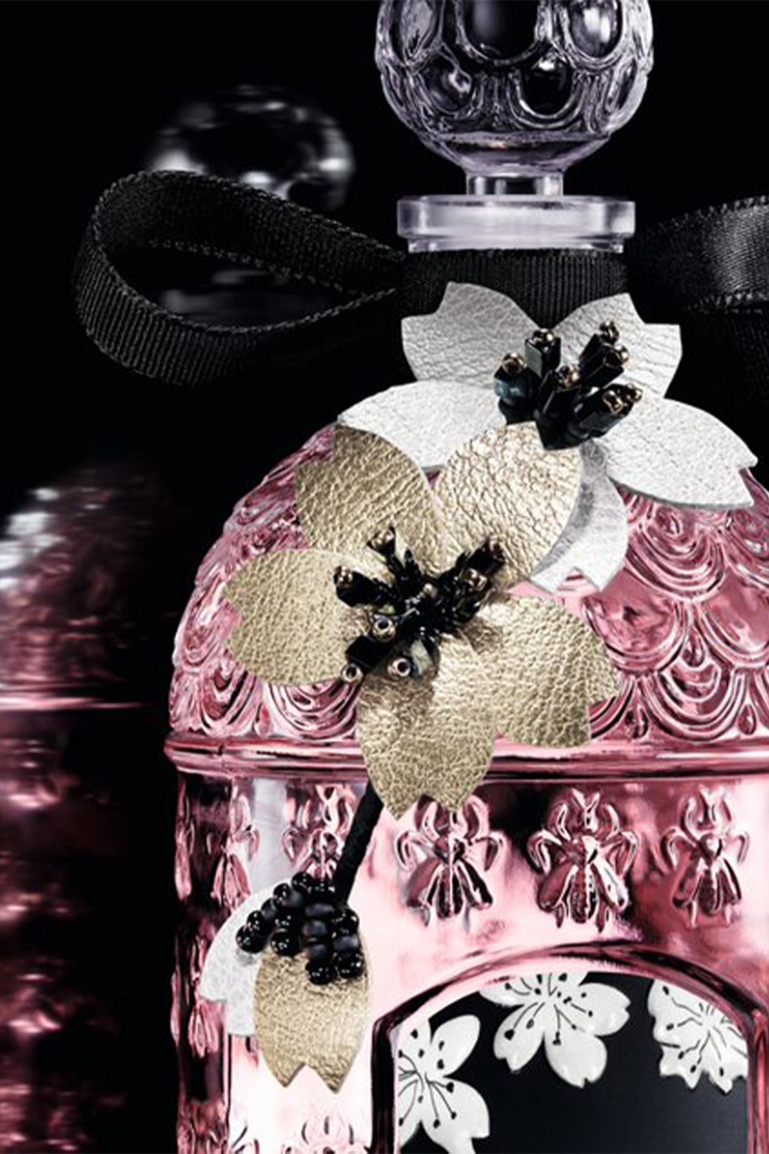 Guerlain Cherry Blossoms Perfumes Fragrances Bee Bottle Kyoko Sugiura Petals