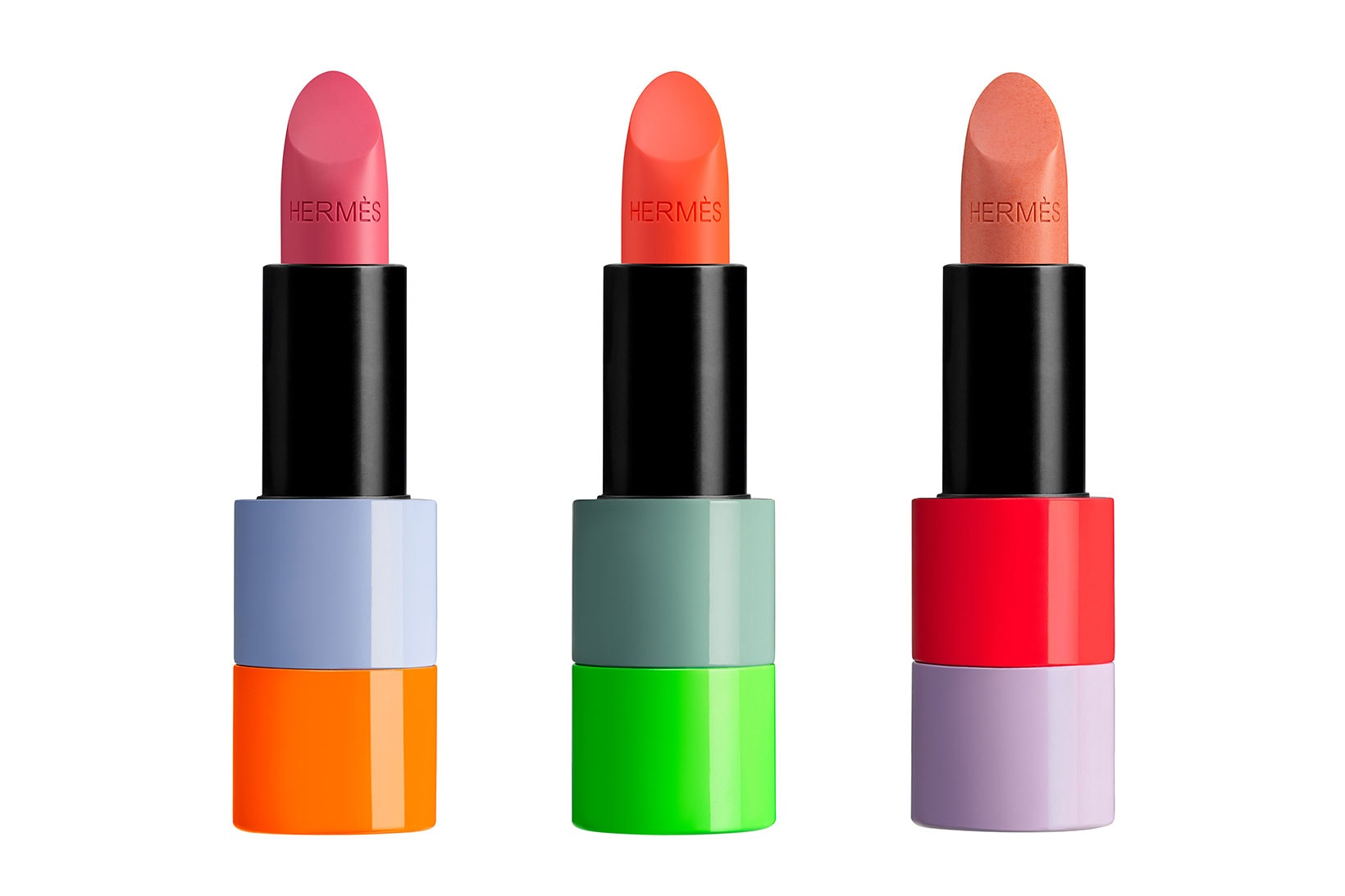 Hermès Beauty Rouge Lipsticks Rose Nymphéa Orange Capucine Beige d’Eau Release