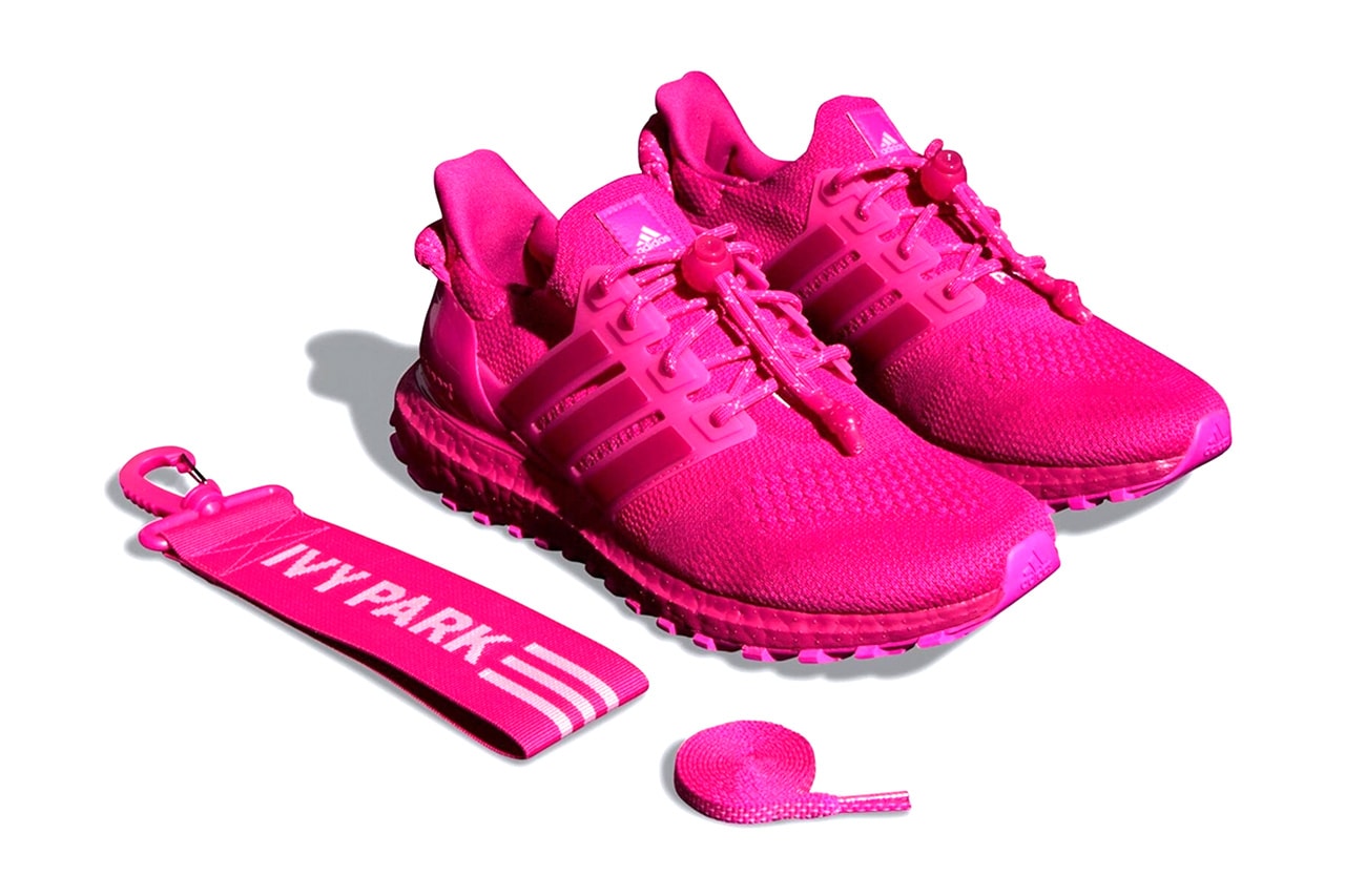 IVY PARK adidas UltraBOOST Pink Strap Shoelaces