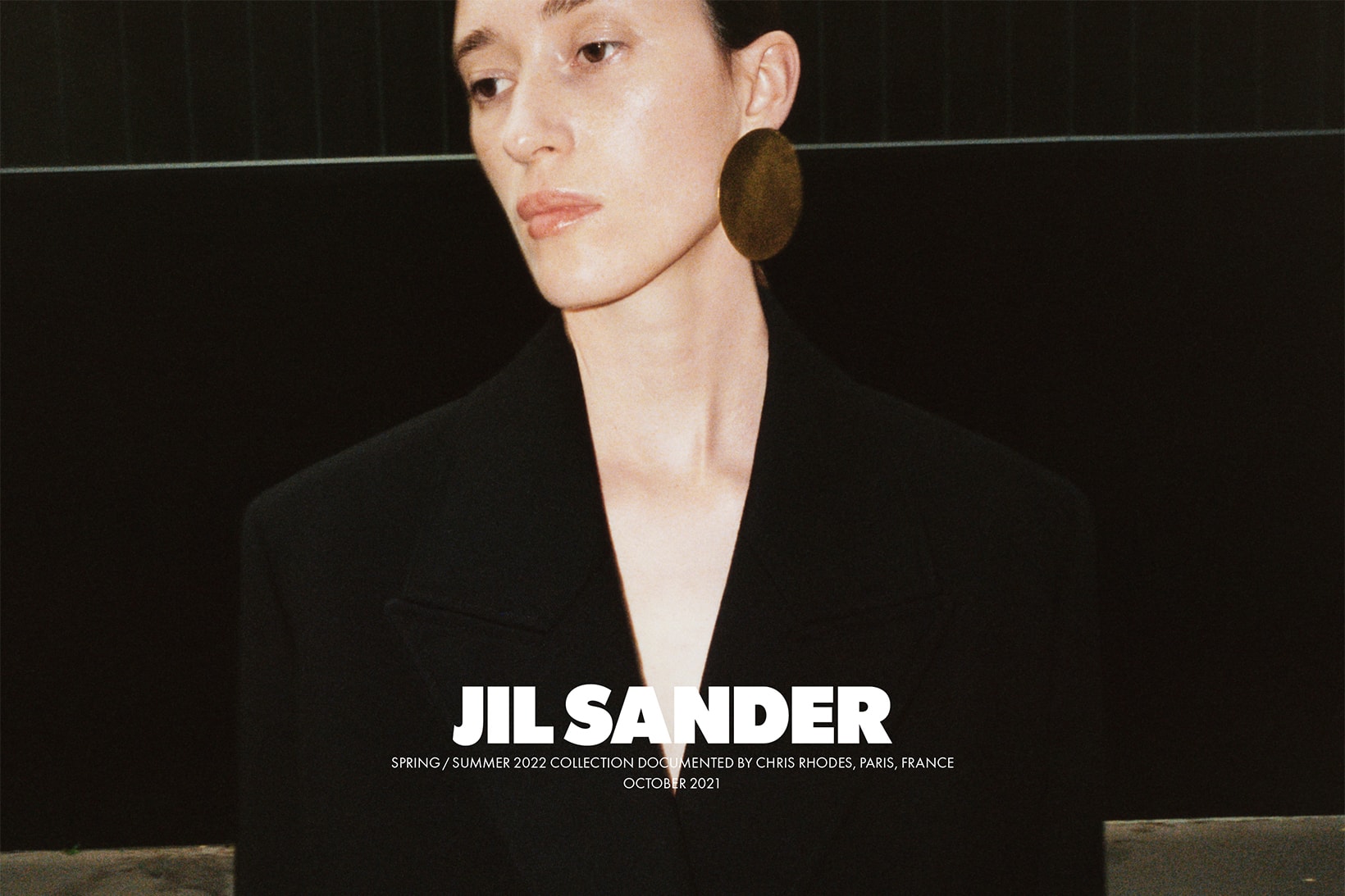 Jil Sander Spring Summer 2022 Collection Advertising Campaign Suit Black