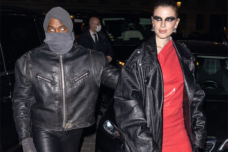Kanye West Is the Makeup Artist Behind Julia Fox's Dark Smokey Eye