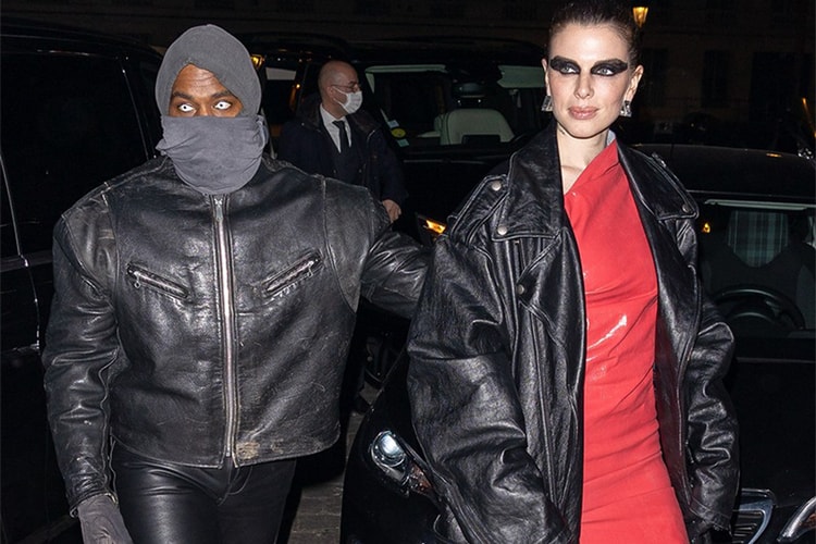 Kanye West Is the Makeup Artist Behind Julia Fox's Dark Smokey Eye