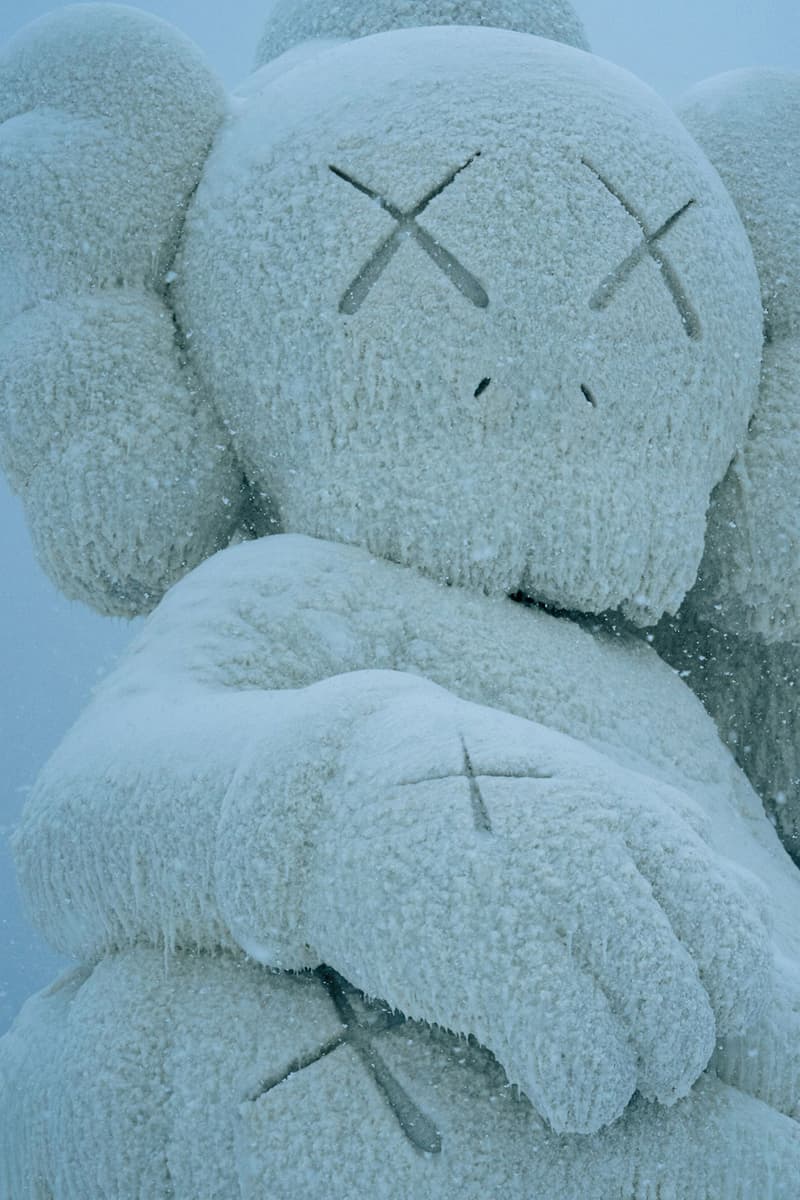 KAWS HOLIDAY COMPANION China Changbai Jilin Sculpture Installation Details