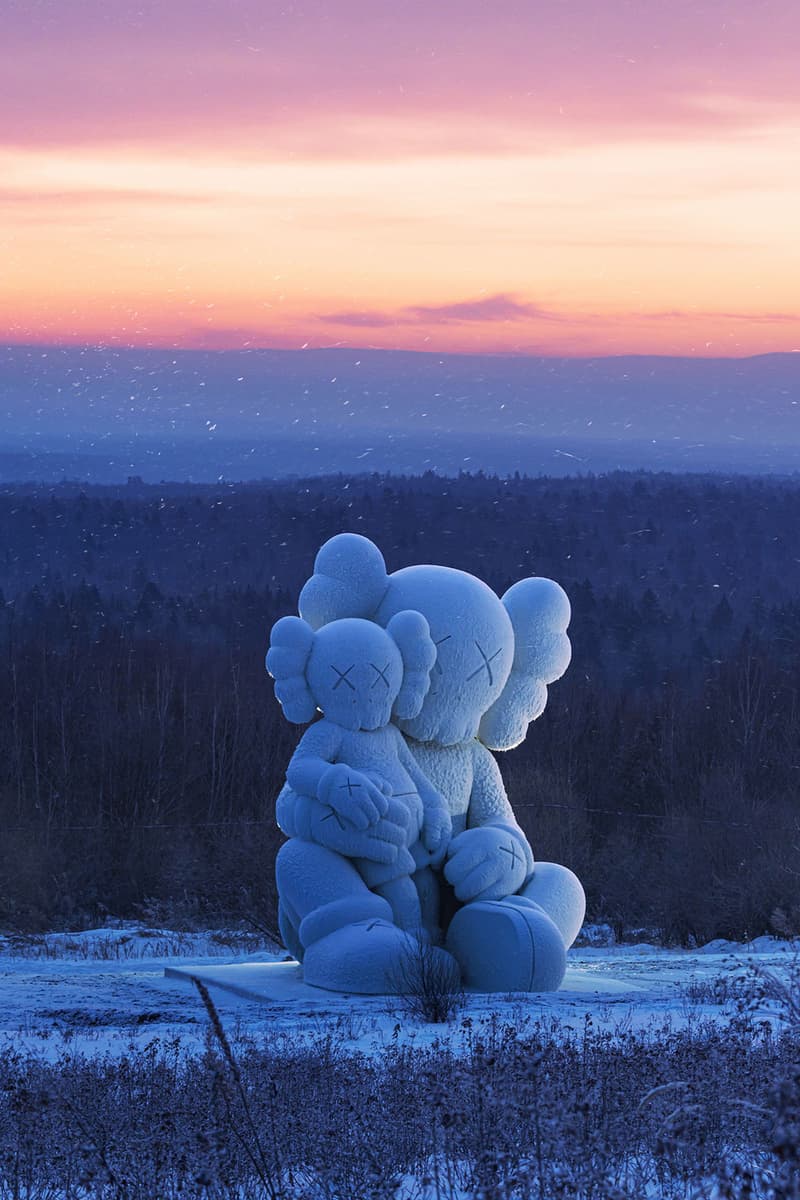 KAWS HOLIDAY COMPANION China Changbai Jilin Sculpture Mountain Sky