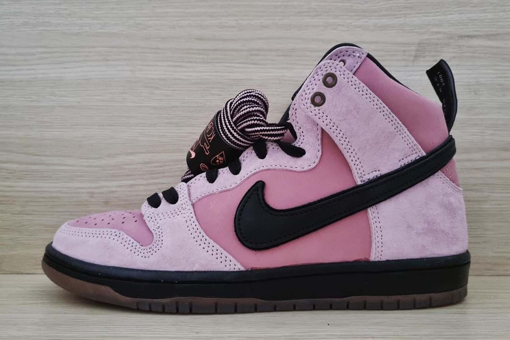 KCDC Nike Dunk SB High Pink Black Price Release Date