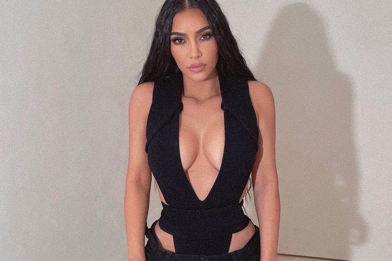 Kim Kardashian Approves of the Low-Rise Denim Trend