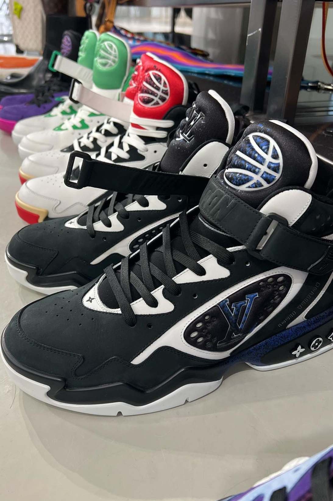 Louis Vuitton Basketball Air Jordan 13 Shoes Full Color Black