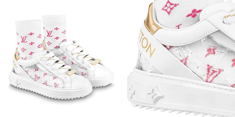 clear louis vuitton sneakers