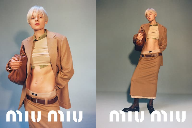 Miu Miu Spring Summer Campaign Hailey Bieber Lee Yoo-mi Emma Corrin Images