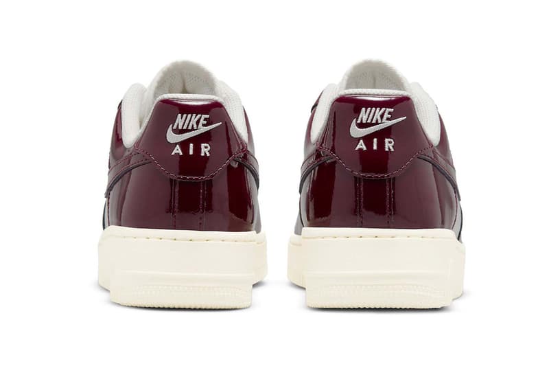 Nike Air Force 1 Low Rome Burgundy White Price Release Date