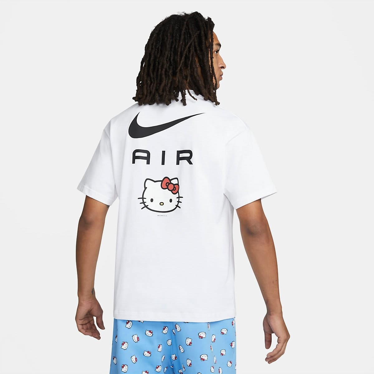 Hello Kitty Nike Collaboration T-shirt On Model