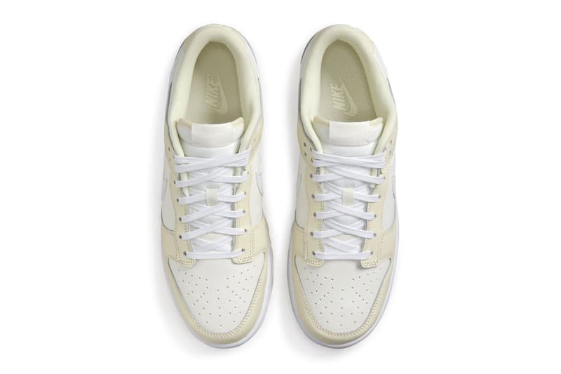 Nike Dunk Low Coconut Milk Sneakers Upper Tongue Shoelaces