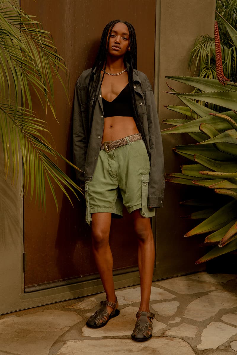 John Elliott Bright On The Inside Collection Spring Summer 2022 Shirt Shorts Green