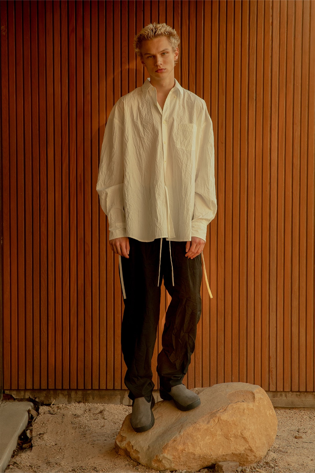 John Elliott Bright On The Inside Collection Spring Summer 2022 Shirt Pants Black White