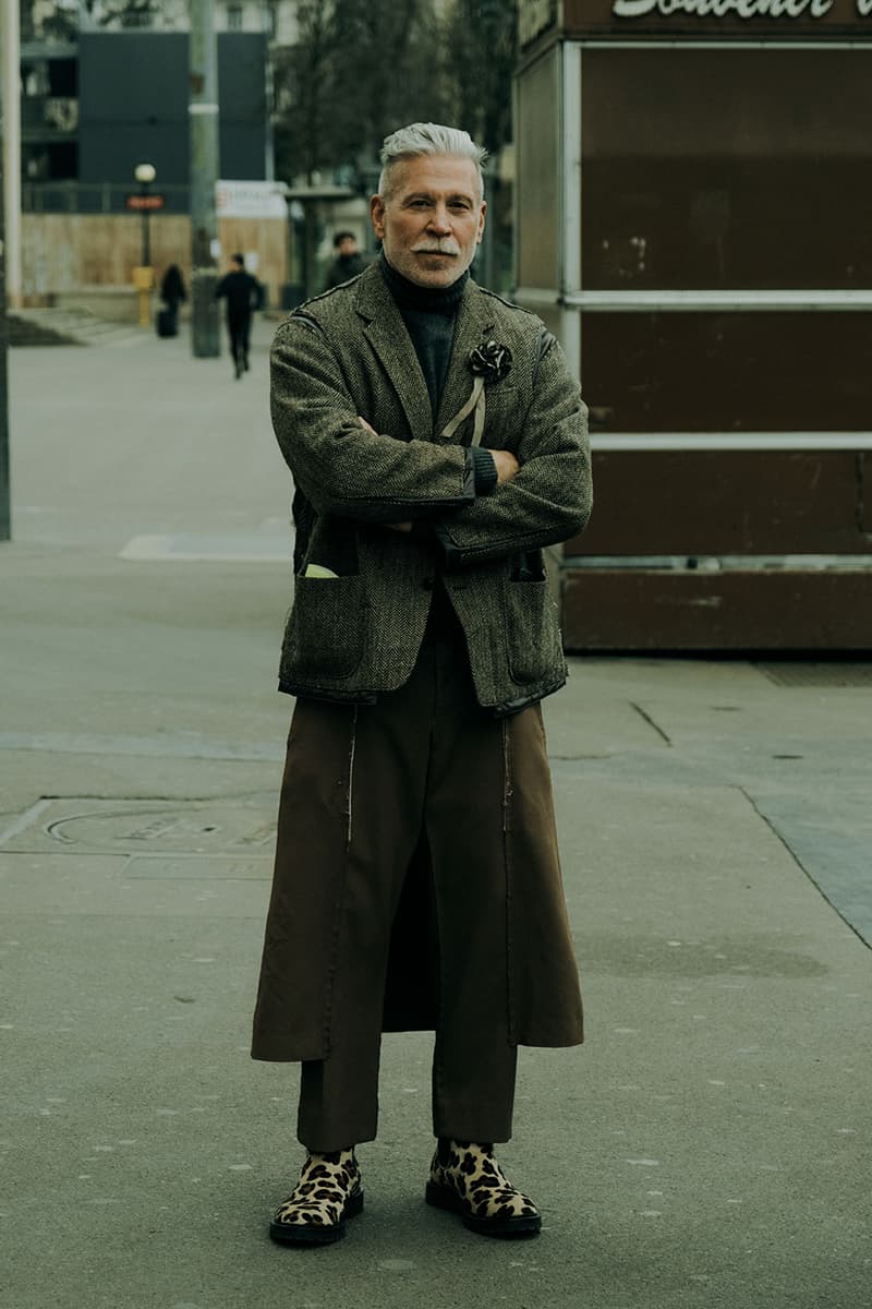 Paris Fashion Week Mens Fall Winter 2022 FW22 Street Style Kanye West Julia Fox