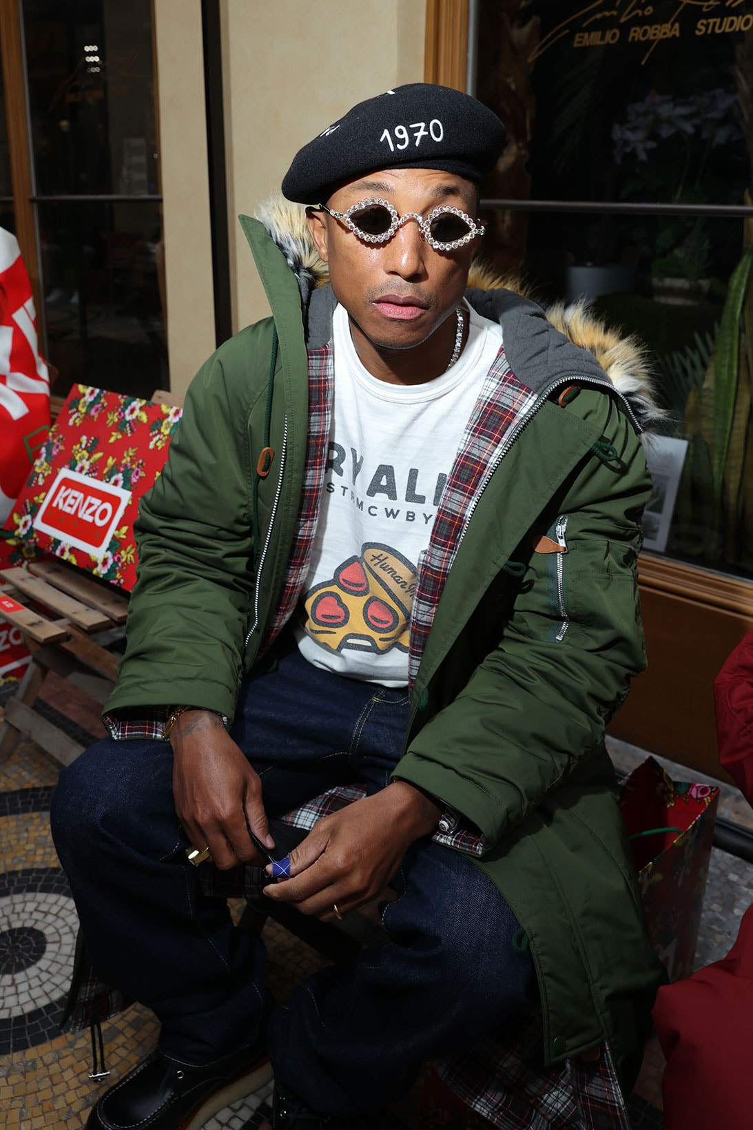 Pharrell Williams Shines in Custom Tiffany & Co. Sunglasses at his Louis  Vuitton Debut