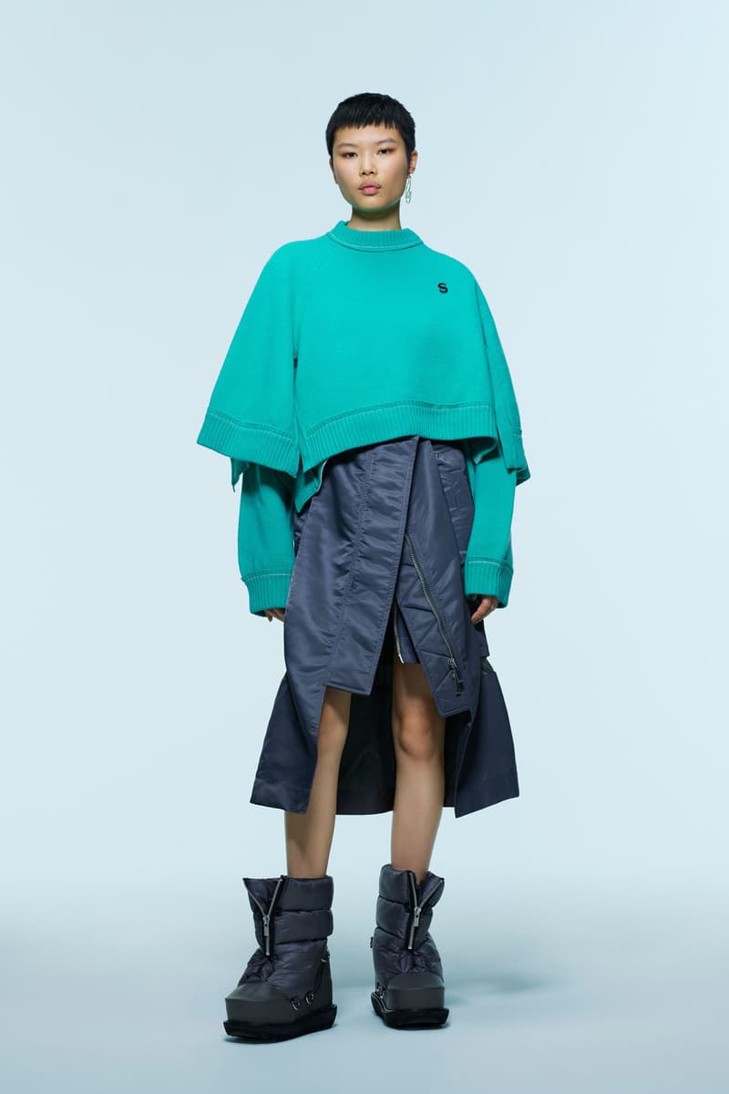 sacai Pre-Fall Womenswear Collection Chitose Abe Madsaki Collaboration Images