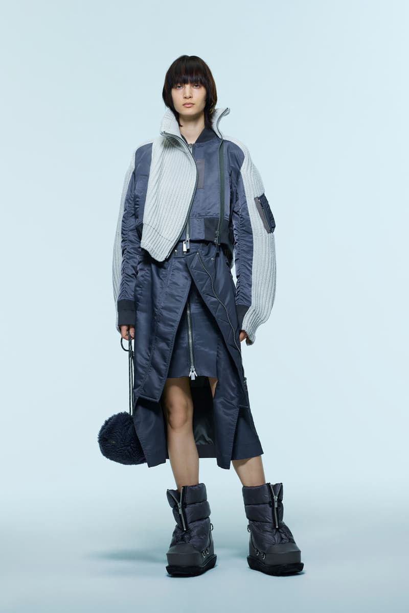 sacai Pre-Fall Womenswear Collection Chitose Abe Madsaki Collaboration Images