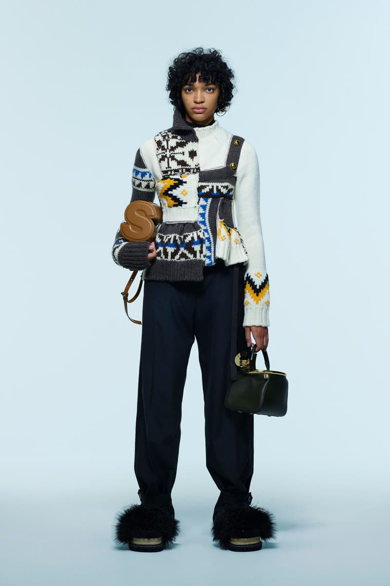 sacai Pre-Fall Womenswear Collection Chitose Abe Madsaki Collaboration Images