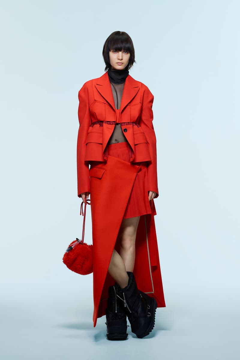 sacai Pre-Fall Womenswear Collection Chitose Abe Madsaki Collaboration Images