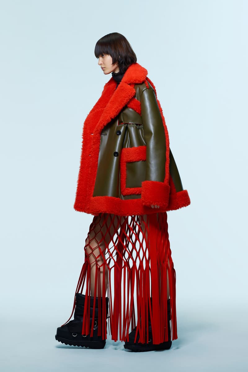 sacai Pre-Fall Womenswear Collection Chitose Abe Madsaki Collaboration Images