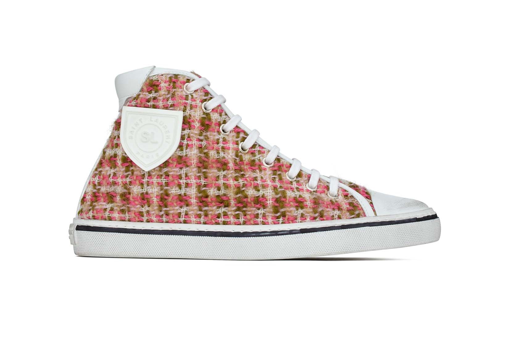 Saint Laurent Bedford Sneaker Pink Green Price Release Date