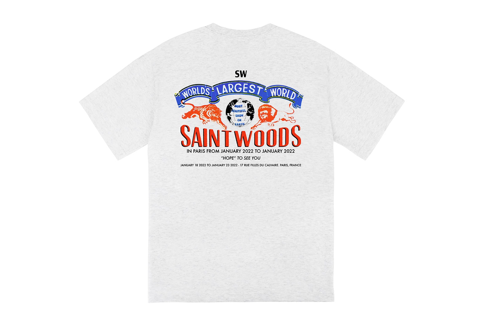 Saintwoods Paris Exclusives Collection SW Circus Tee Shirt