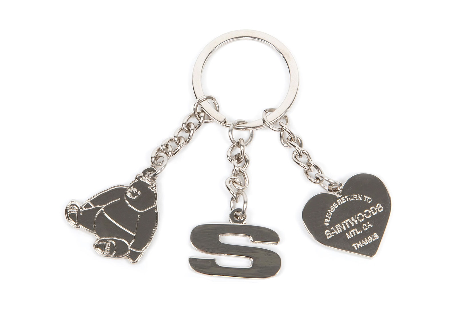 Saintwoods Paris Exclusives Collection Charm Keychain