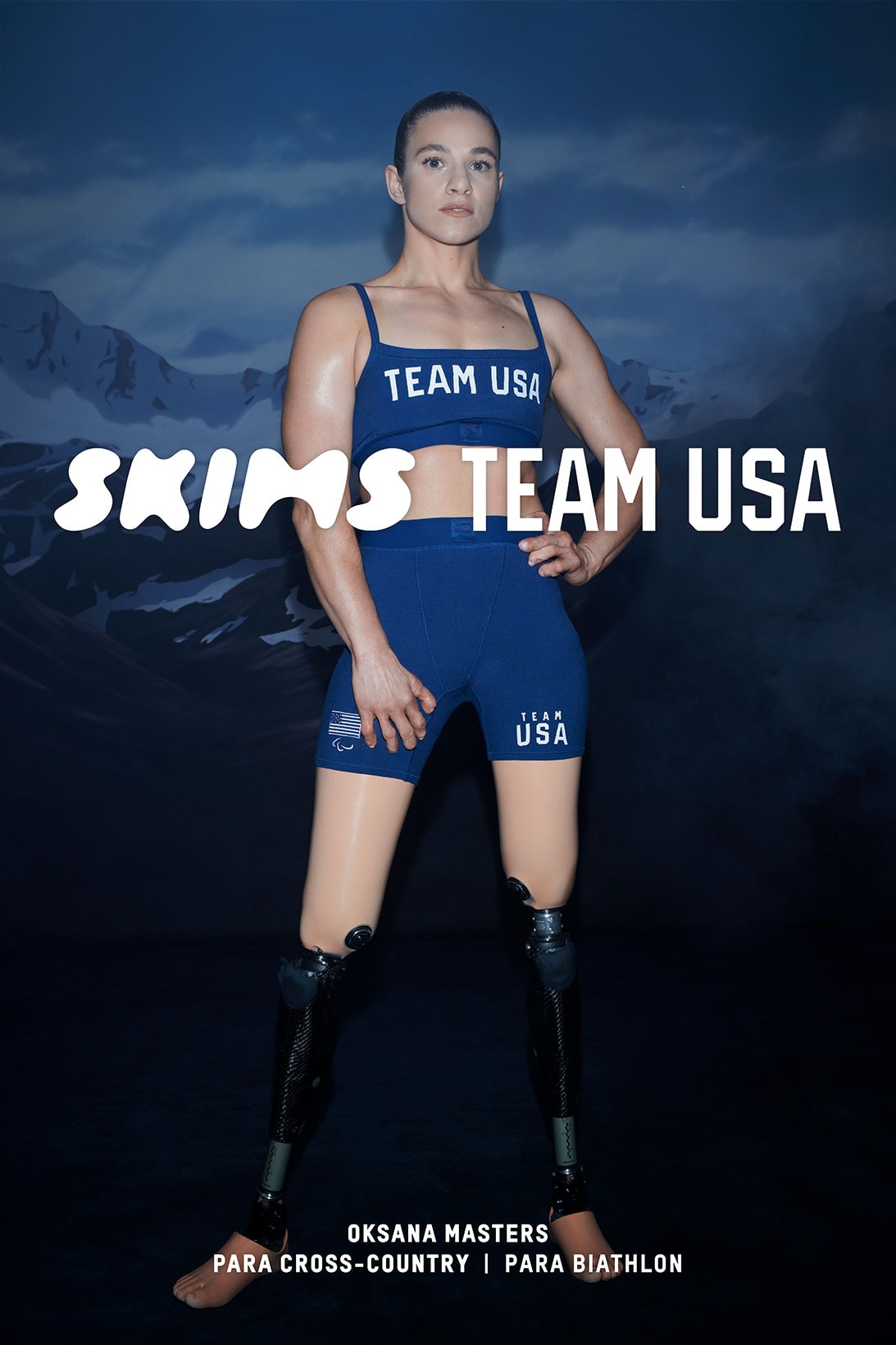SKIMS Team USA 2022 Winter Olympics Paralympics Kim Kardashian Oksana Masters