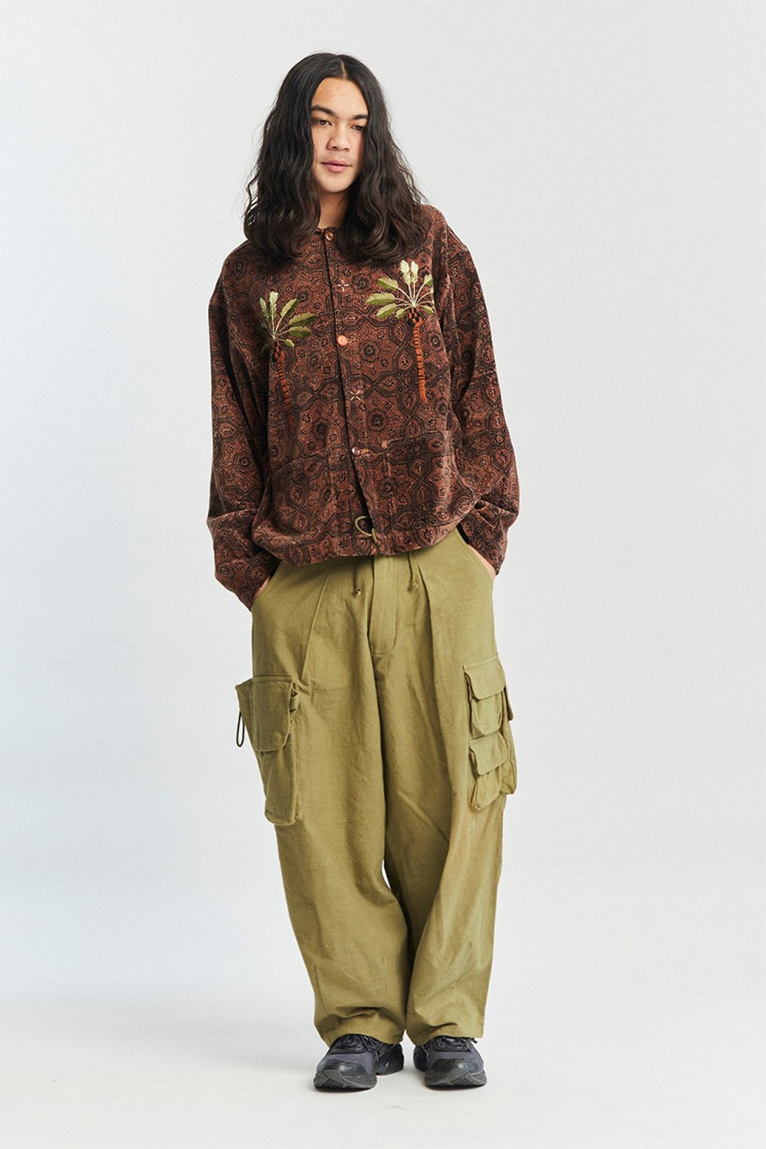 Story Mfg. Try Try Try Fall Winter Collection Lookbook Shirt Pants Brown Green
