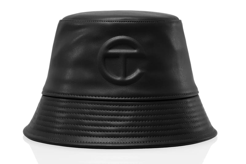 vegan leather bucket hat