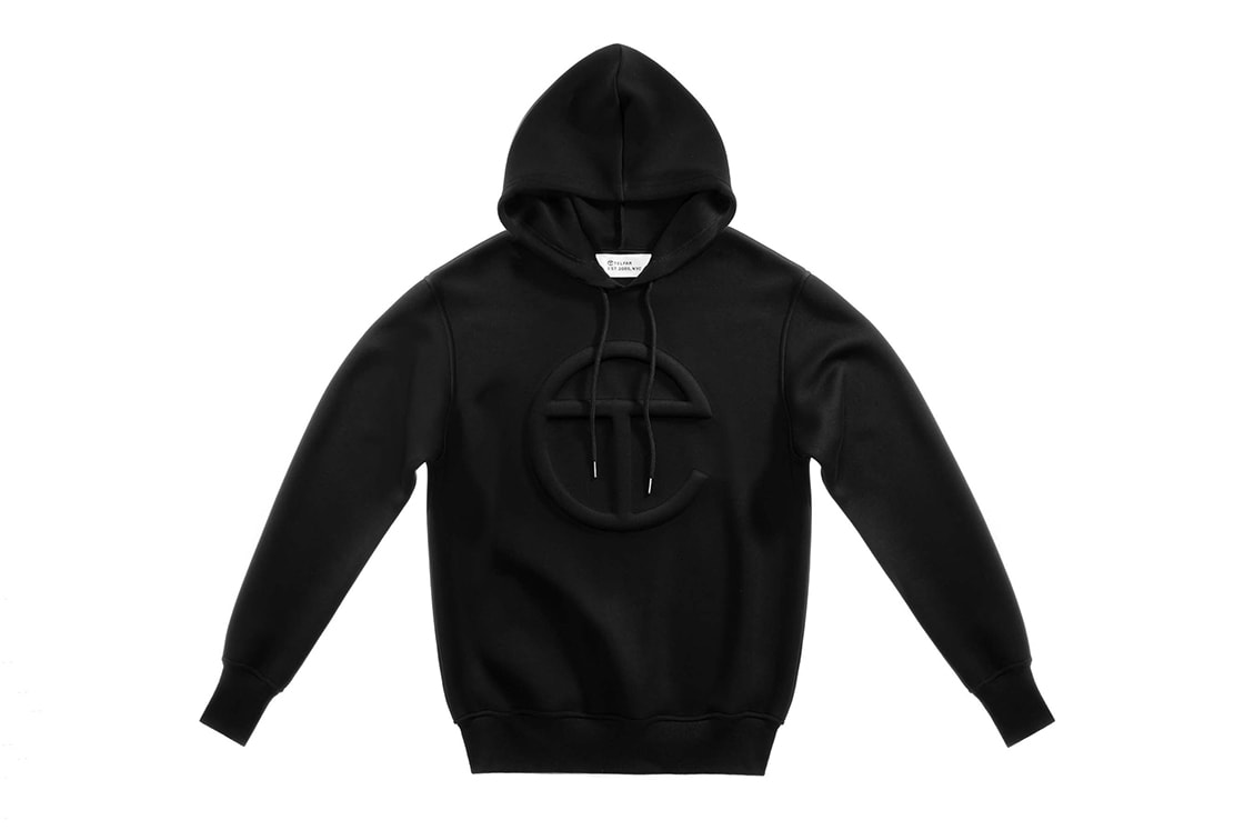 telfar telly hoodie black
