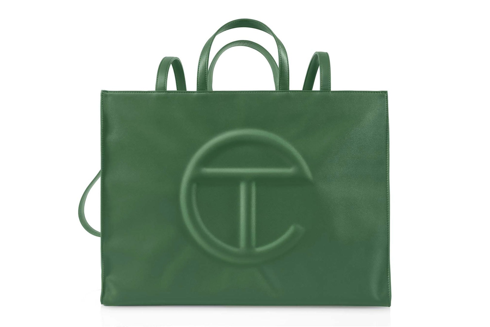 Telfar Leaf Green Colorway Shopping Bag Large